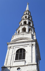 Fototapeta na wymiar Saint Bride's Church in London