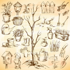 Garden icons set