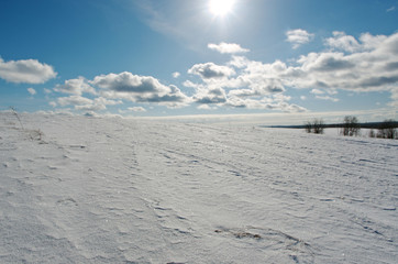 Fototapeta na wymiar Winter scene