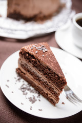 Vegane Schokomoussetorte