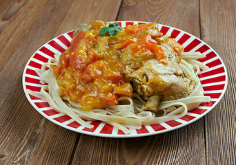 Chicken paprikash