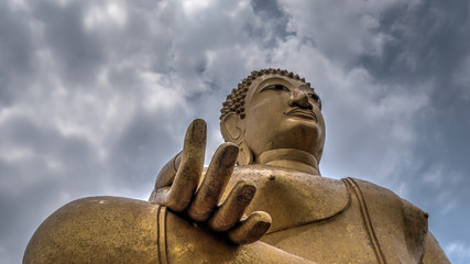 Buddha at Wat Phikun Thong, Sing Buri, Thailand