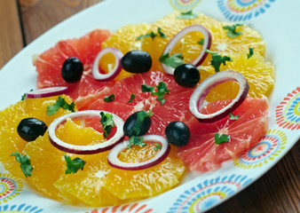 Sicilian orange salad