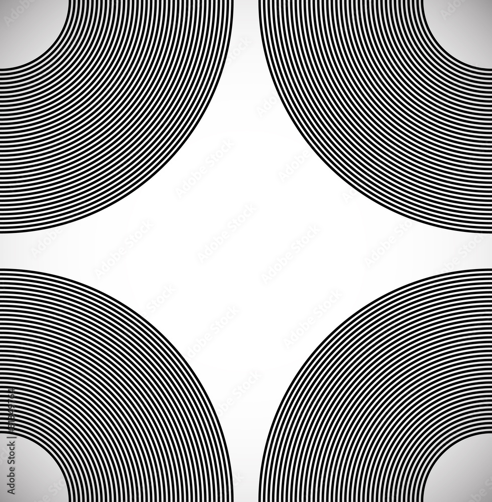 Aufkleber concentric circle elements / backgrounds. abstract circle patter