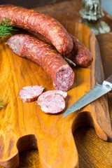 Boar sausage