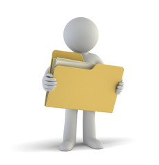 3d small people - files