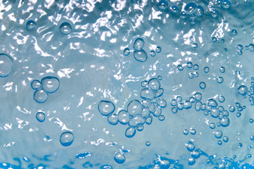 Blue water bubble abstract backgrounds