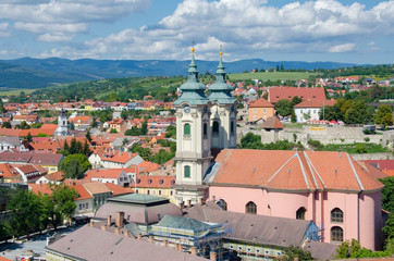Fototapeta na wymiar View on Eger, Hungary