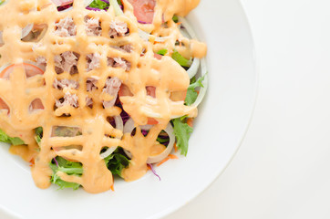 Tuna and vegetable salad