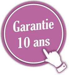 bouton garantie 10 ans
