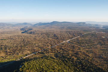 L'Ardèche vue du ciel