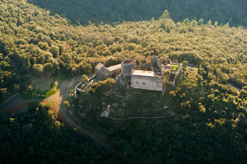 Château de Montalet, Les cévènnes vue du ciel