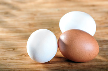 Chicken eggs