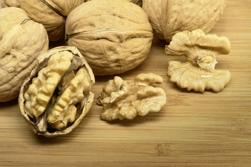 Walnuts on Wood