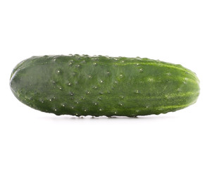 Cucumber vegetable  isolated on white background cutout