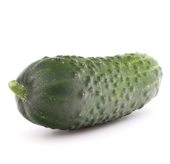 Cucumber vegetable  isolated on white background cutout