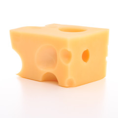 cheese isolated on white background cutout