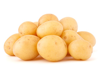 new potato tuber isolated on white background cutout