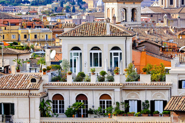 Rome rooftop apartment