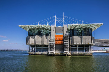 Lisbon, Portugal. Oceanarium in the Park of Nations