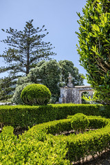 Gardens in National Palace park, Sintra, Portugal