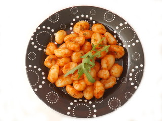 Gnocchisv in Tomatensauce