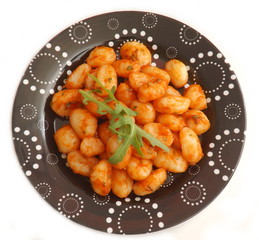 Gnocchisv in Tomatensauce