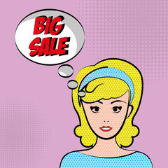 store pop art label