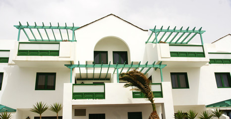 T&iacute;pica arquitectura canaria, Arrieta, Lanzarote, Islas Canarias