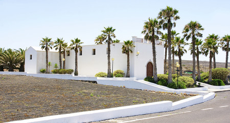 Obraz premium Iglesia en Ye, Lanzarote, Islas Canarias