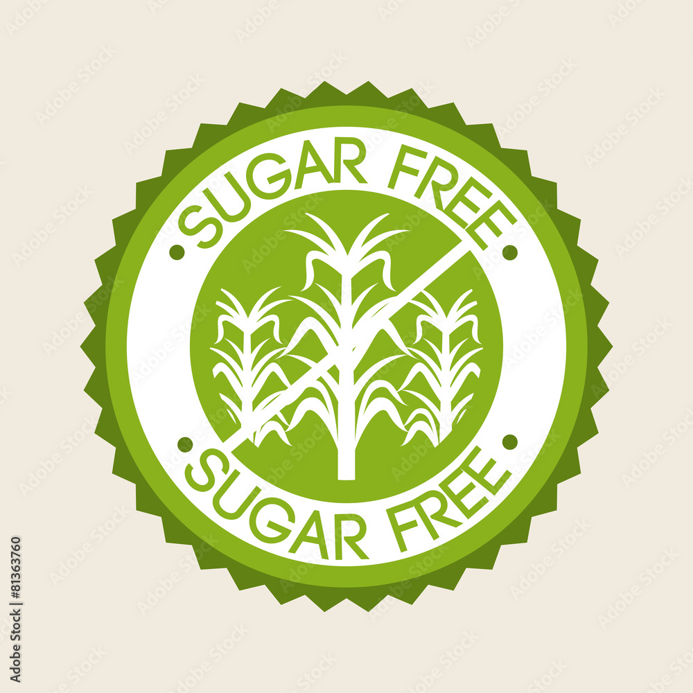 Sticker sugar free