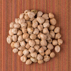 Circle of chickpeas