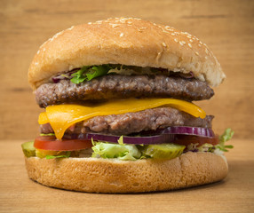 Hamburguesa doble