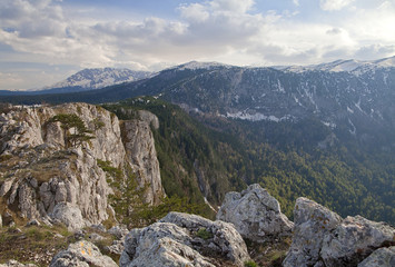 Fototapeta na wymiar Canyon of river Tara, Montenegro