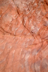 red rock in Petra Jordan