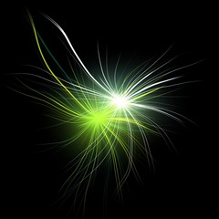 Fototapeta premium Two glowing stars