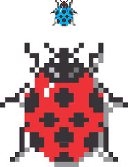 Pixel Lady Bug