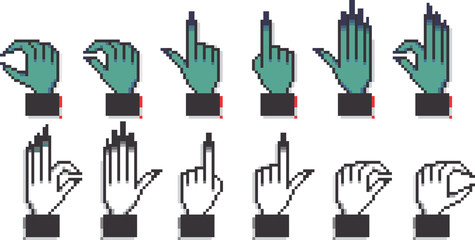 Halloween Pixel Hands