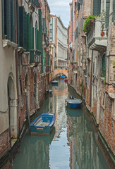 Obraz na płótnie Canvas Venice, Italy, canal in Saint Polo quarter.
