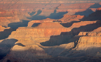 Naklejka na ściany i meble Sunset Grand Canyon AZ, USA