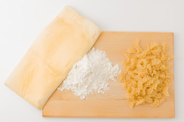 pasta and flour