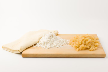 pasta and flour