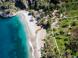 Aerial view of butterfly valley. Turkey.