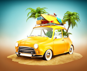  summer travel illustration