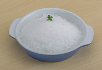 Sea salt crystal