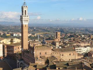 Obraz premium Siena, city centre