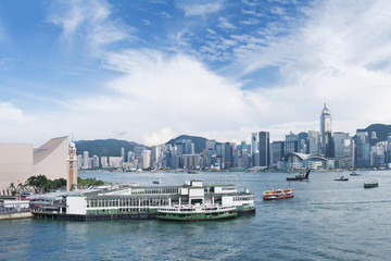 Victoria Harbor of Hong Kong