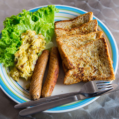 Thai style breakfast