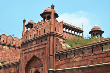 Red Fort (Lal Qila). World Heritage Site. Delhi, India