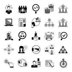 business and finance icons